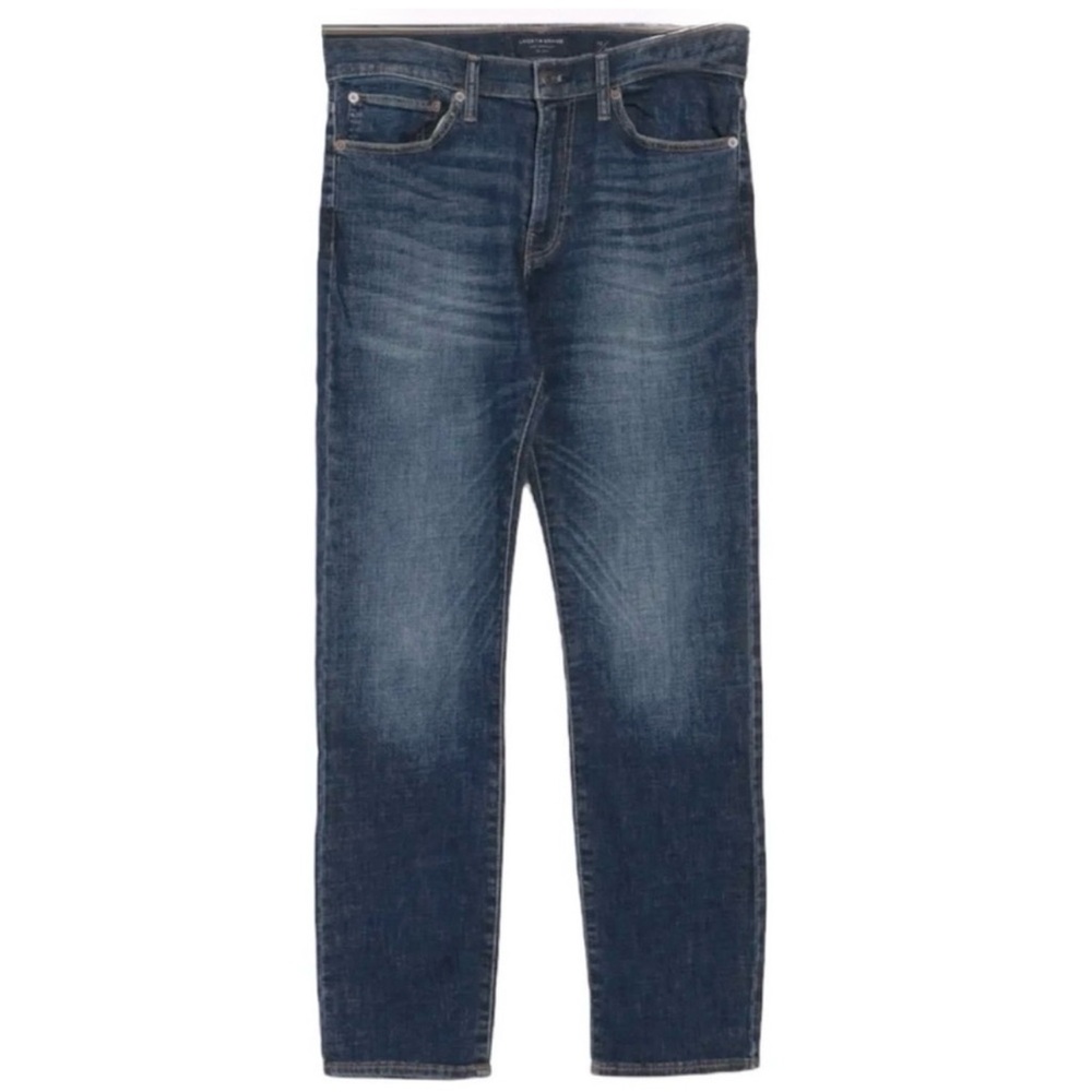 Lucky Brand 121 Heritage Slim Button Fly Whiskered Faded Men Women Jeans